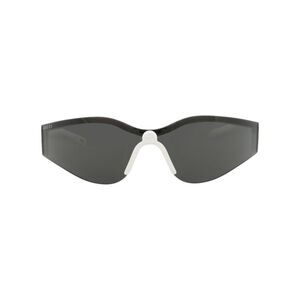 Gucci Shield-Frame Injection Sunglasses White Womens